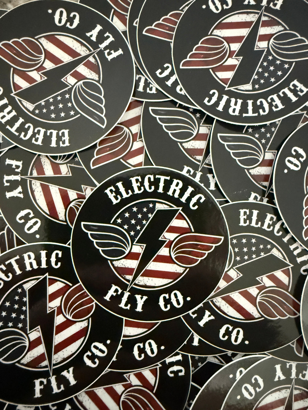EFC American Flag Sticker