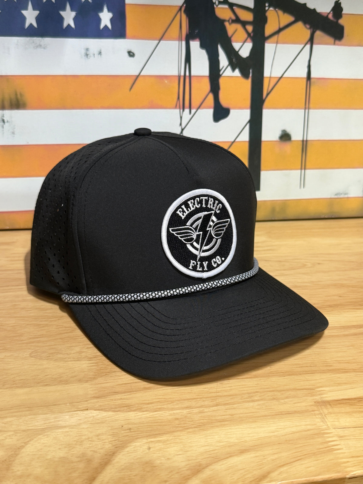 EFC White Rope/Black Snapback