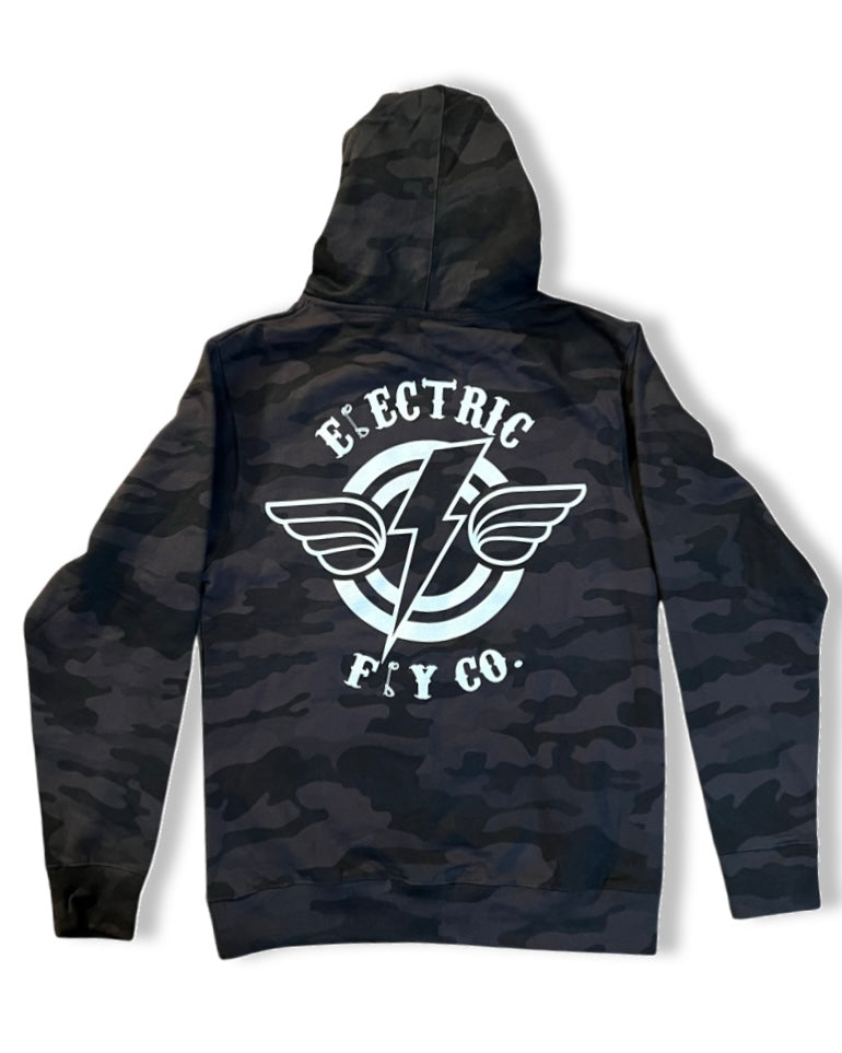 EFC hoodie (black Camo)