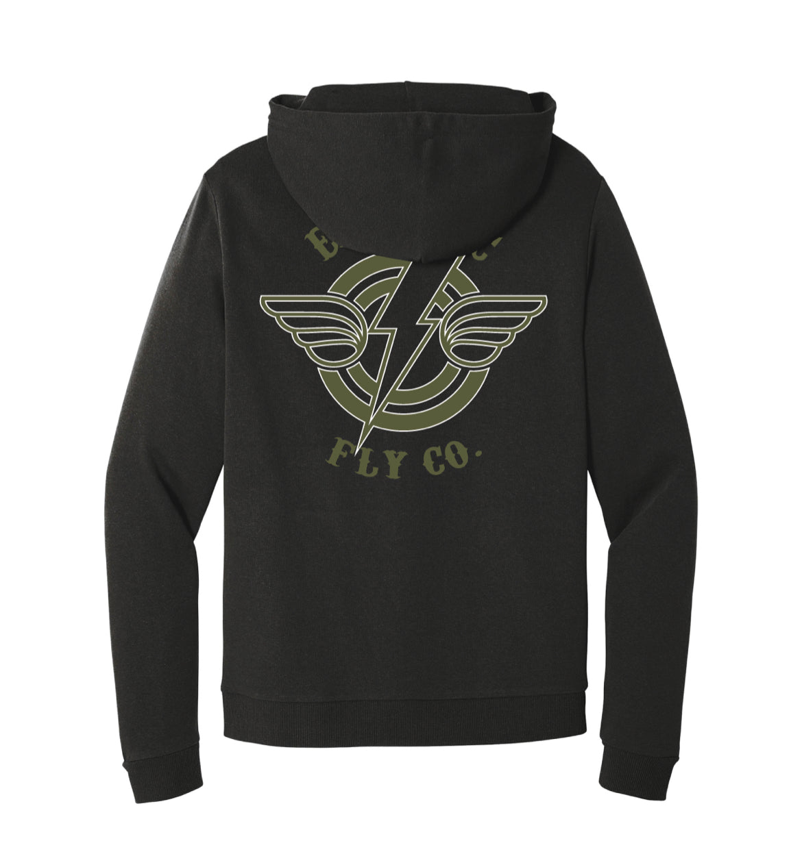 EFC hoodie (military green/white)