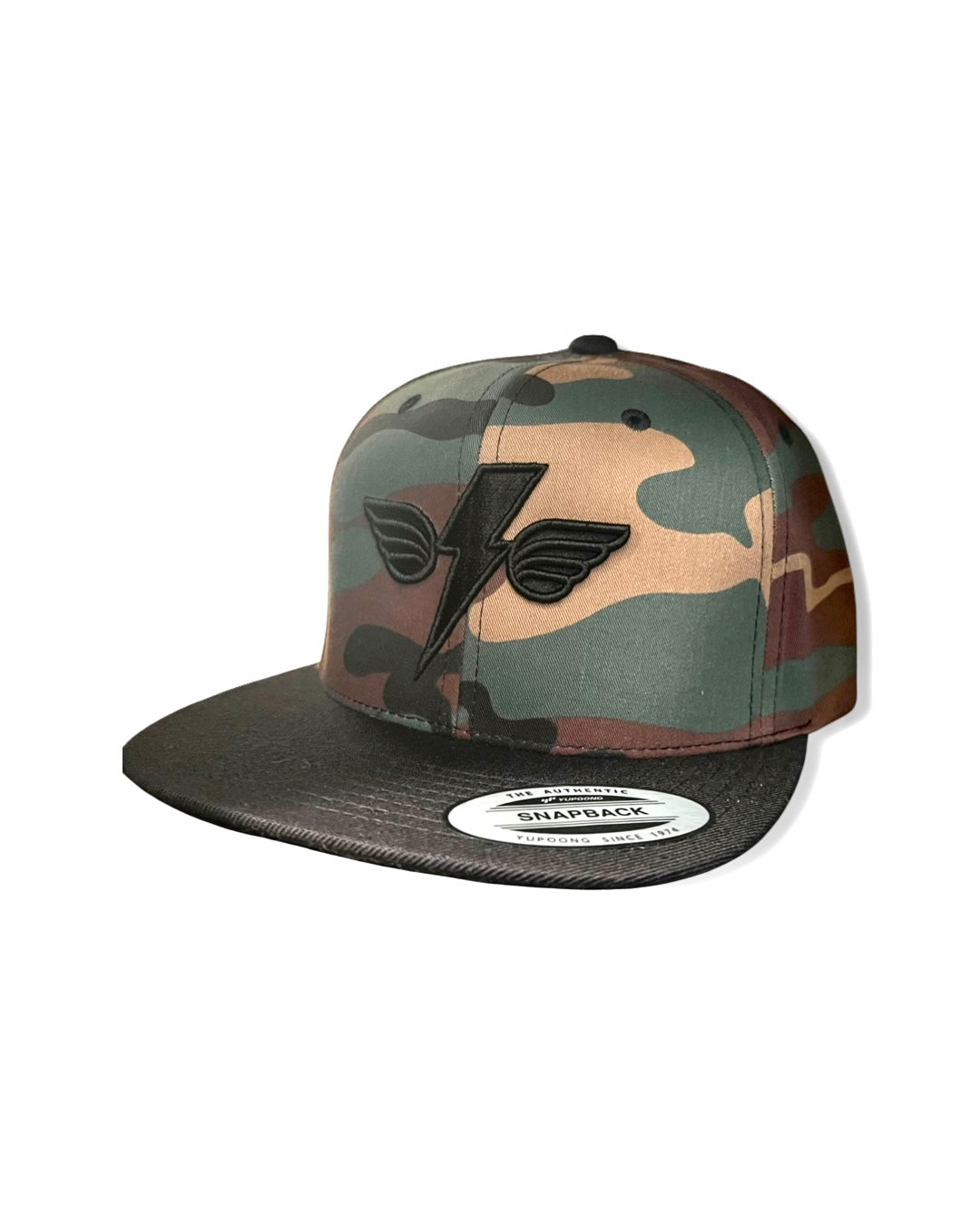 Camo/Black bill EFC embroidery